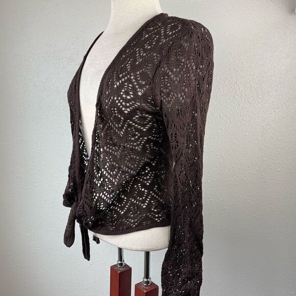 NWT Luciano Dante Silk Blend loose Kint Cardigan Sweater Tip Size M - Picture 3 of 6